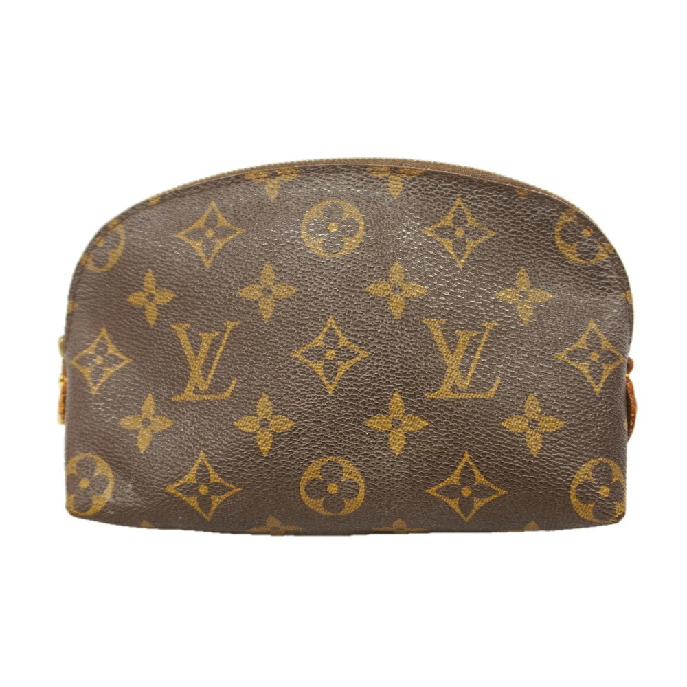 Louis Vuitton Monogram Pochette Tic Bag/Pouch M47515 Brown Women's
